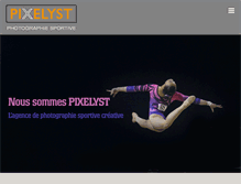 Tablet Screenshot of pixelyst.com
